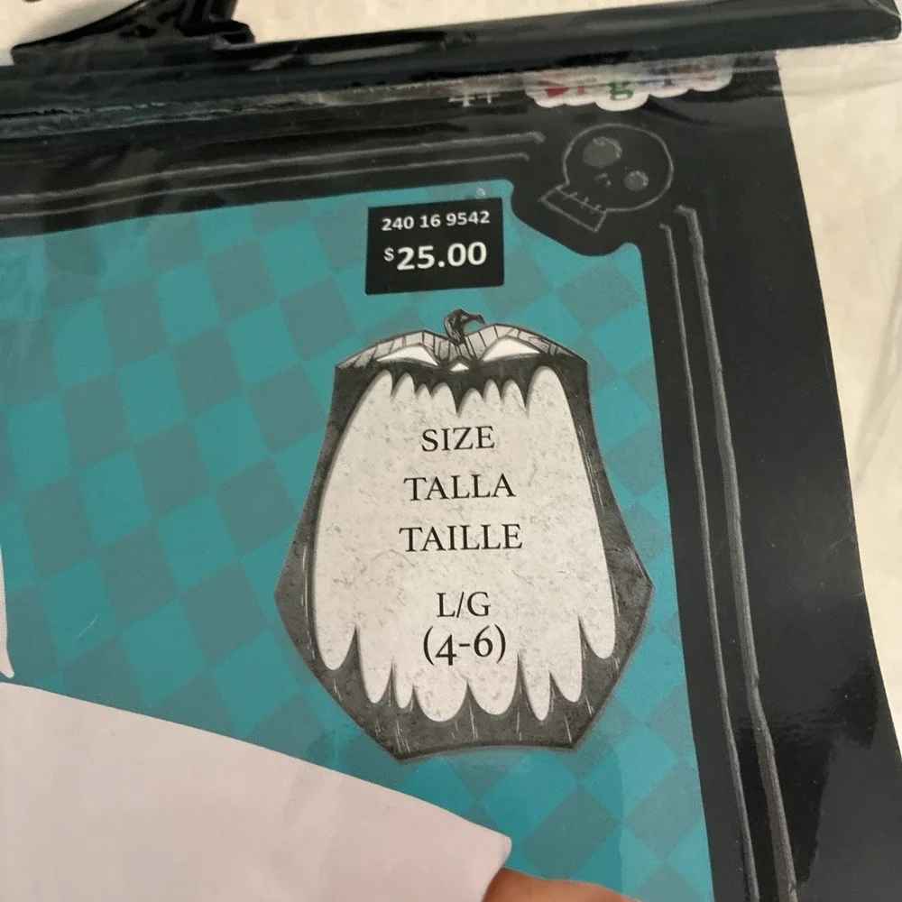 Disguise Zero Nightmare Before Christmas Toddler Boys 4-6  Costume White Disney - Picture 8 of 12